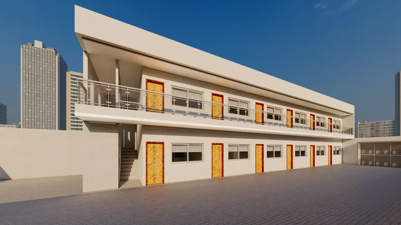 Edifício comercial de dois andares
